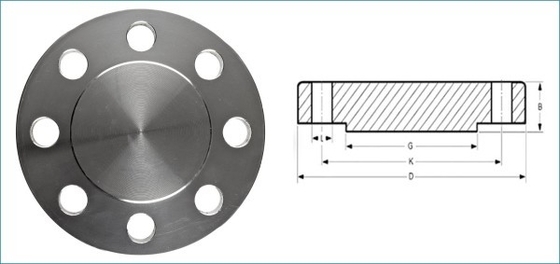 BLRF Surface ISO9000 ASME B16.5 Carbon Steel Plate Flanges