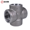 3/4 Inch 150lb Equal Cross Coupling Female Npt Stainless Steel Pipe Fitting