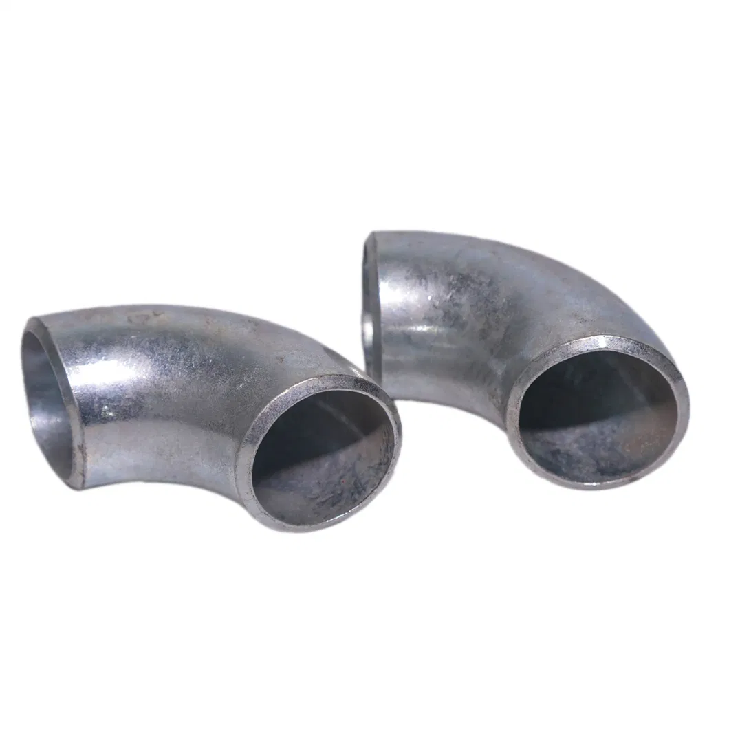Butt Welding Stainless Steel Pipe Fittings 45 60 90 Degree Seamlesss Elbow