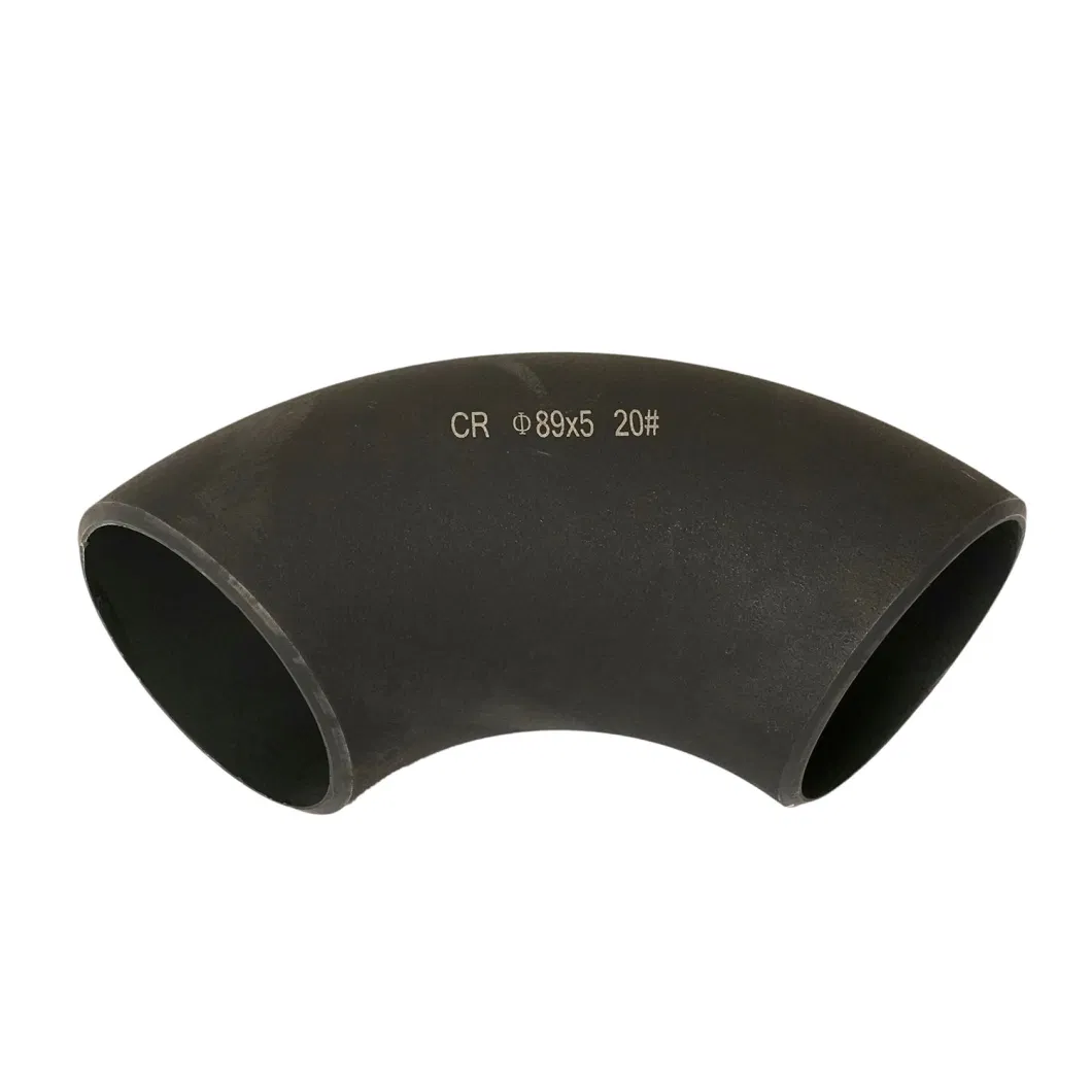 ANSI B16.9/ASTM A234 Wpb Wp11 A105 Lr 45/60/90/180 Degree Bend Black Carbon Stainless Steel Pipe Fitting Butt Weld Long Radius Seamless Ss Elbow