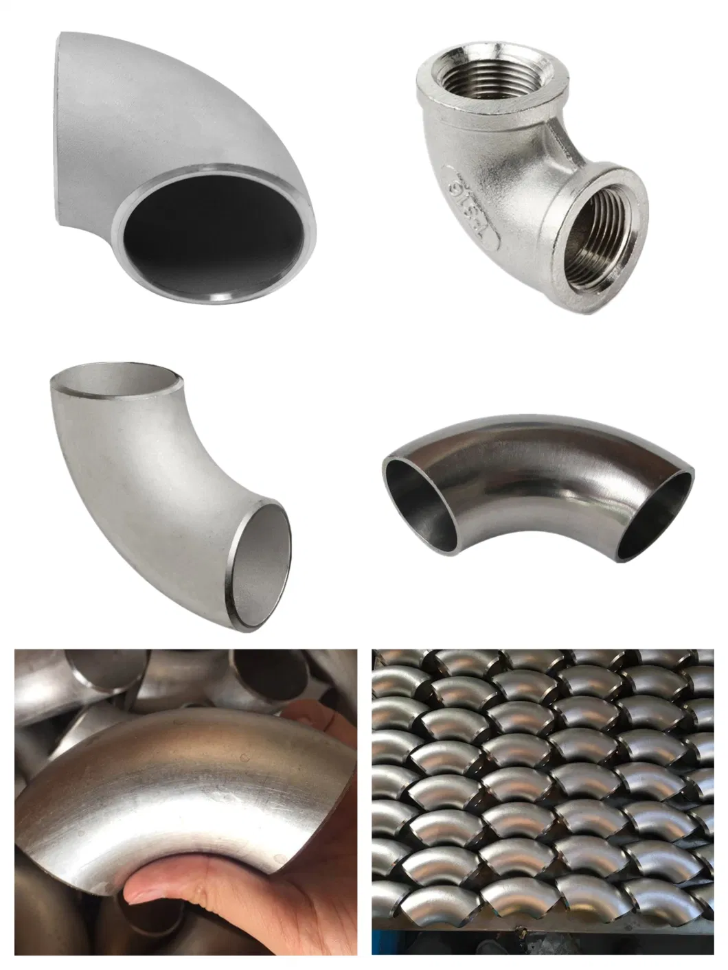 Hot Sale Seamless Stainless Steel Butt Welding 304/304L/316/316L Pipe Fitting Elbow