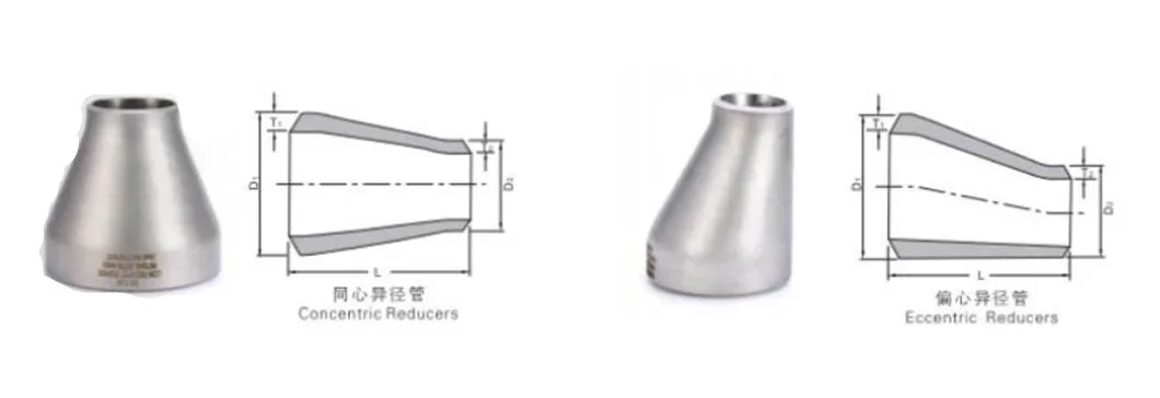 ASTM A234 WPC Mild Steel Reducer Sch80 Black Paint 0