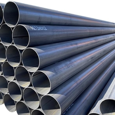 Spiral Welded Black SSAW Carbon Steel Pipe API 5L X42 - X65 Large Diameter