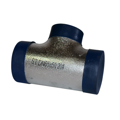 Asme B16.9 SCH 5S Carbon Steel Pipe Fitting Butt Weld Straight / Reducing Tee