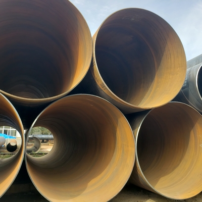 Round Shape Gas Drilling DN 200 Spiral Steel Pipe