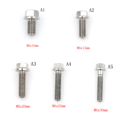 Flanged Connection M6×30mm Zinc A194 Hex Head Nut