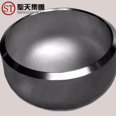 DN80 Large End SCH20 Carbon Steel Pipe Cap For Rectangular Tube