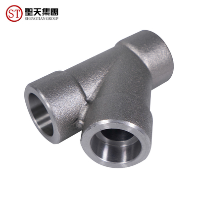 9000lb Ansi B16 11 Y Type Tee Stainless Steel Forged Fittings
