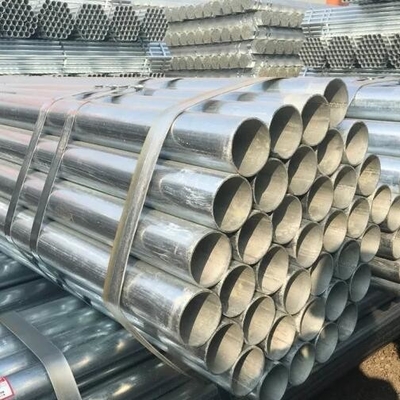 Astm A53 Bs1387 Erw Steel Pipe Thick Wall Galvanized For Oil Gas
