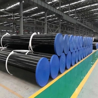 Carbon Black Alloy Hot Rolled LSAW Welded Steel Pipe DN15 Sch40 Q235B Q355b